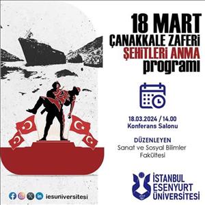 18 Mart Şehitleri Anma Programı