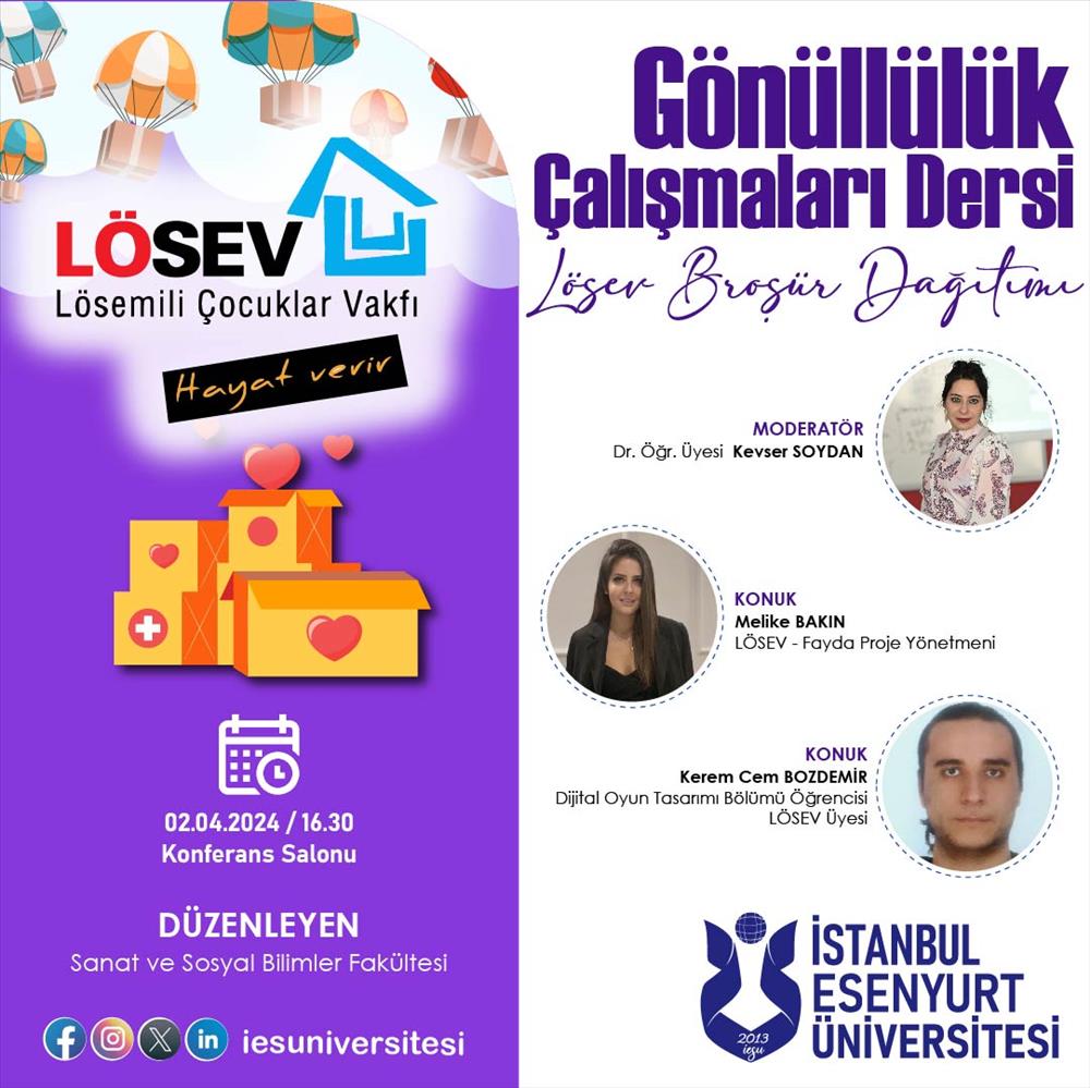 Gönüllülük Çalışmaları Dersi