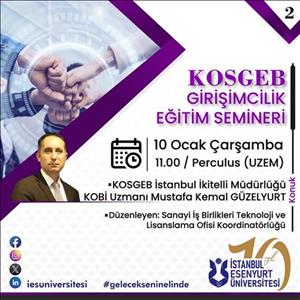 KOSGEB Girişimcilik Eğitim Semimeri