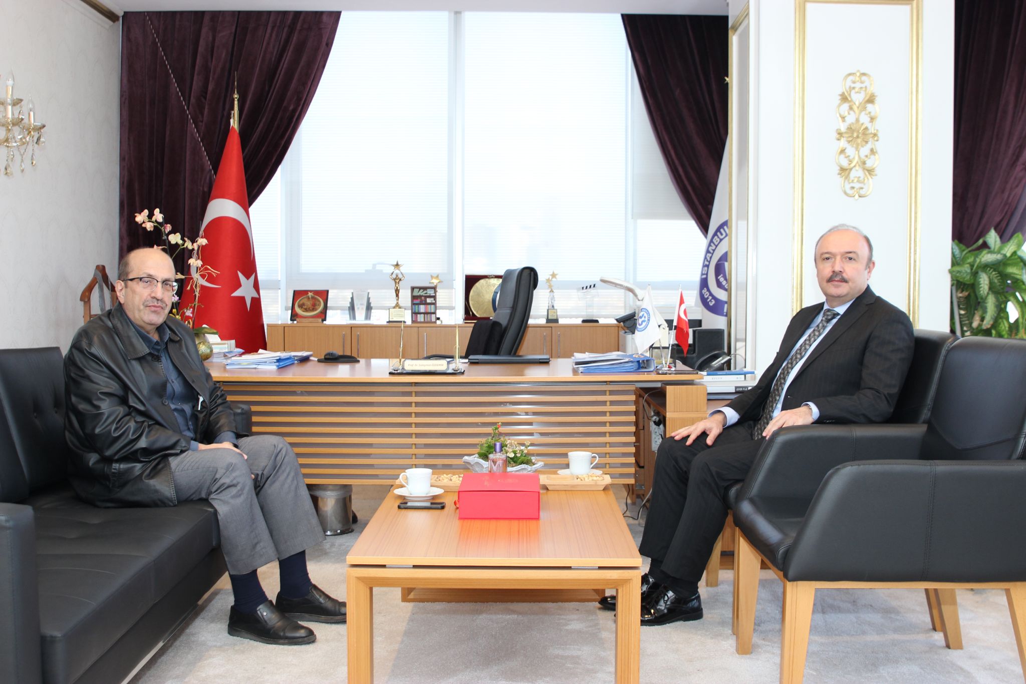 Prof. Dr. Adem Eser'den Rektörümüz Prof. Dr. Süleyman Özdemir’e Hayırlı Olsun Ziyareti