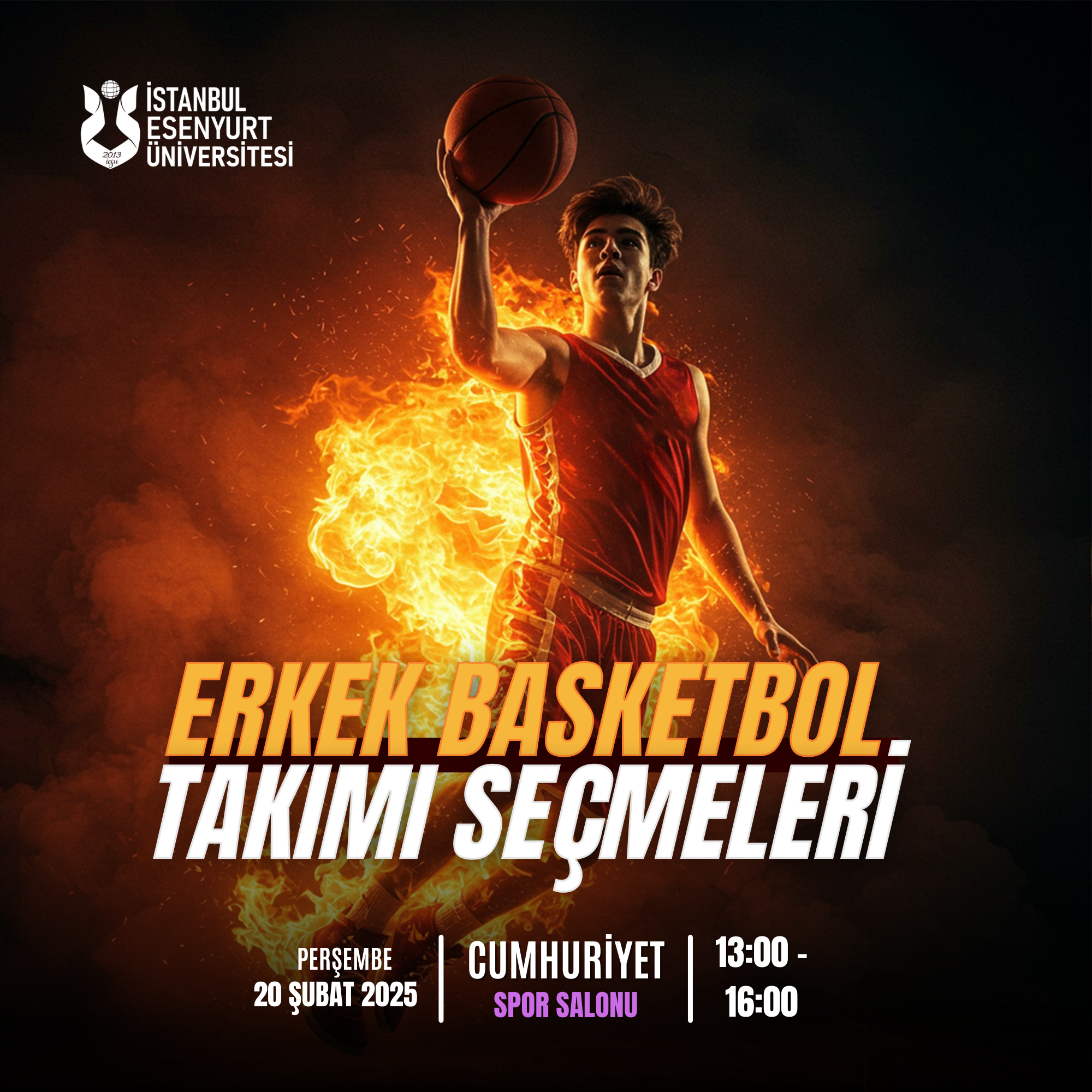 Erkek Basketbol Takımı Seçmeleri