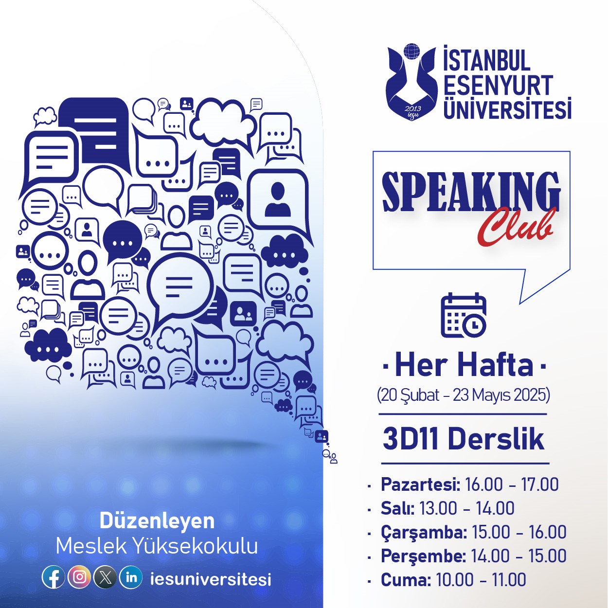 Speaking Club Etkinliği